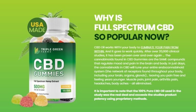 Triple Green Farms CBD Gummies